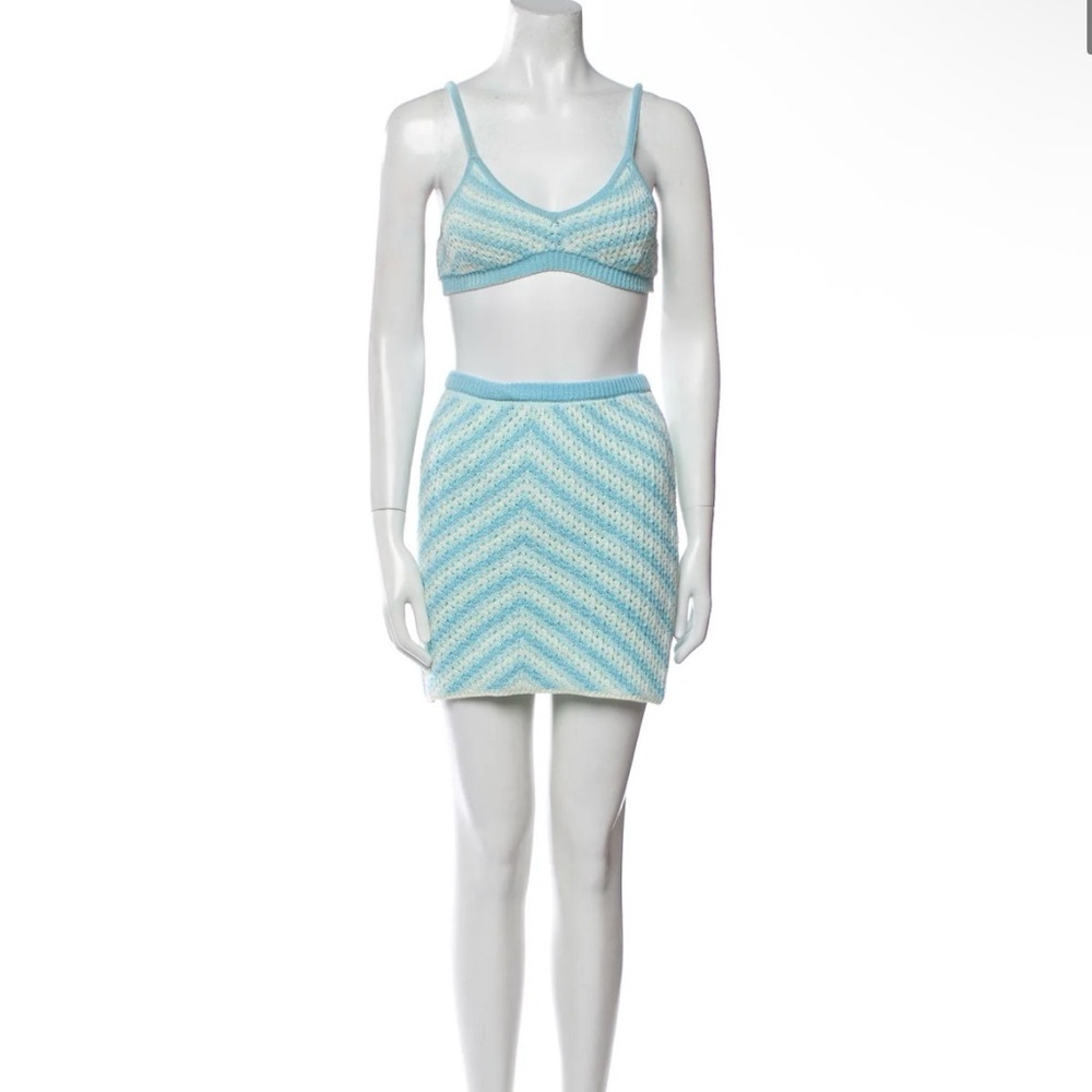 Love and Lemons Striped Skirt Set